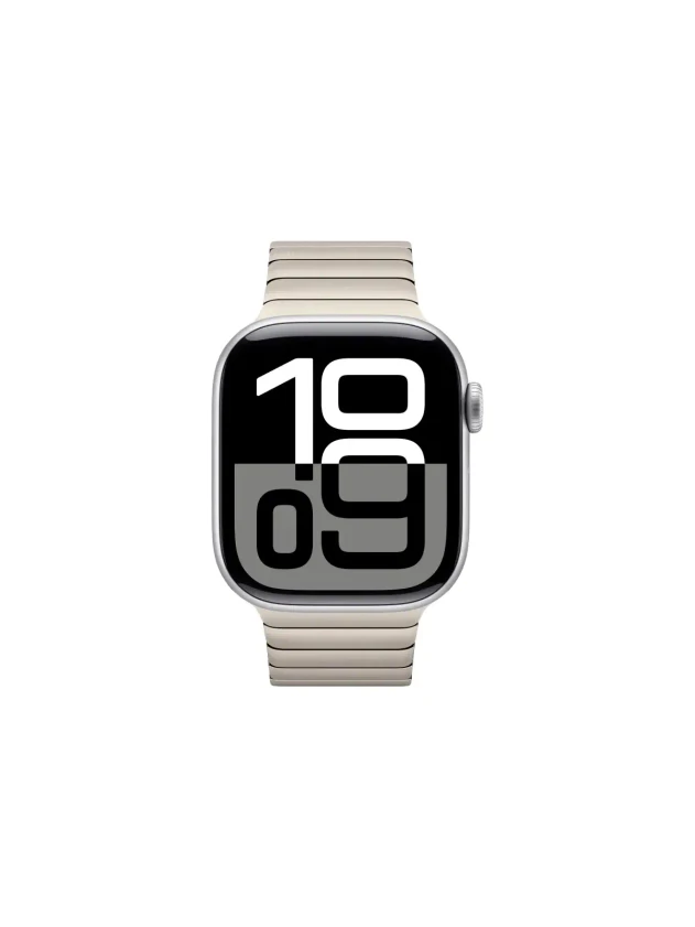 Apple Watch 10, 42 mm, Aluminum Silver Link Bracelet Natural