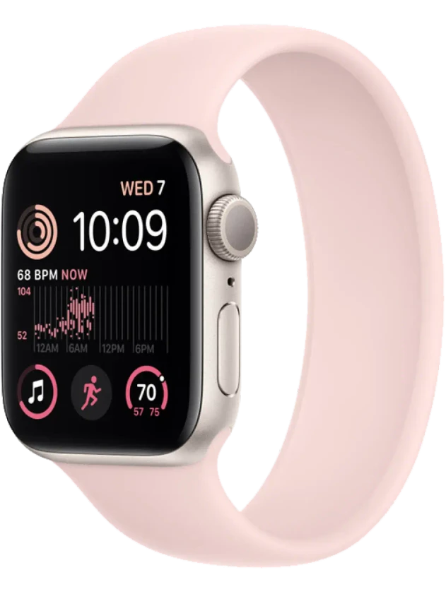 Apple Watch SE 2 40 мм (Сияющая звезда/Розовый мел)