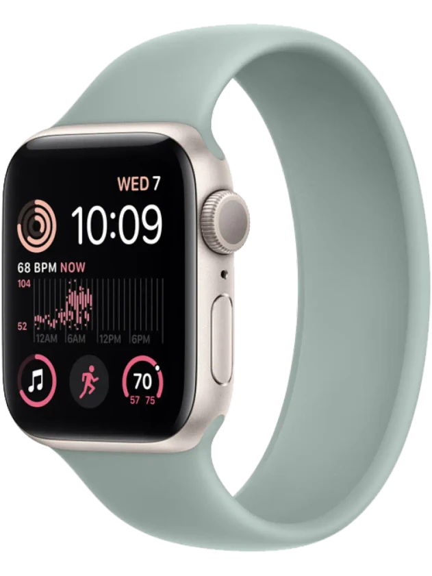Apple Watch SE 2 LTE 40 мм (Сияющая звезда/Суккулент)