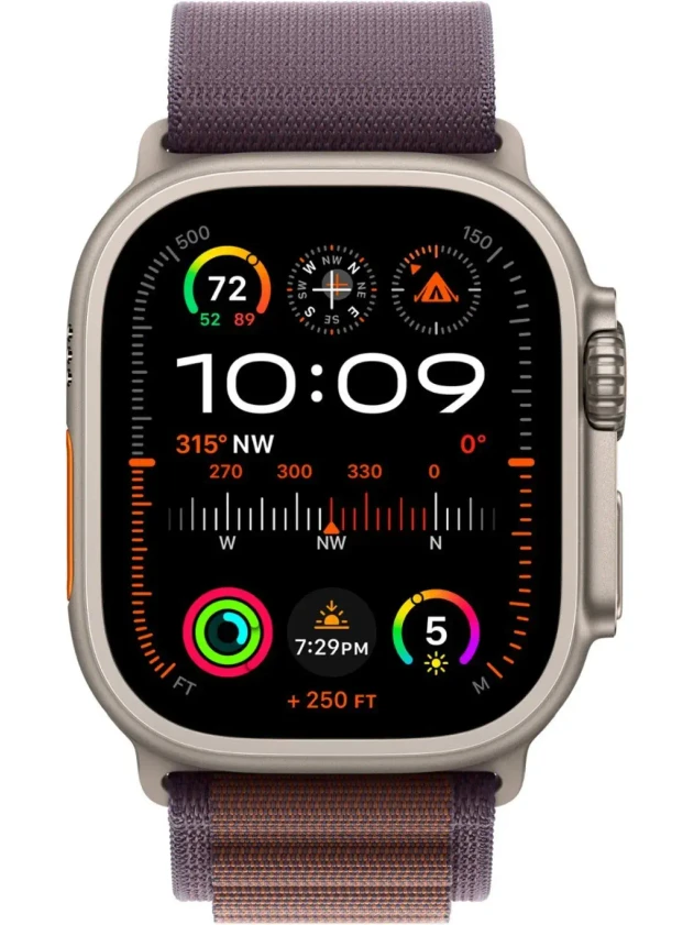Watch Ultra 2, 49mm Alpine Loop Индиго - S MRER3