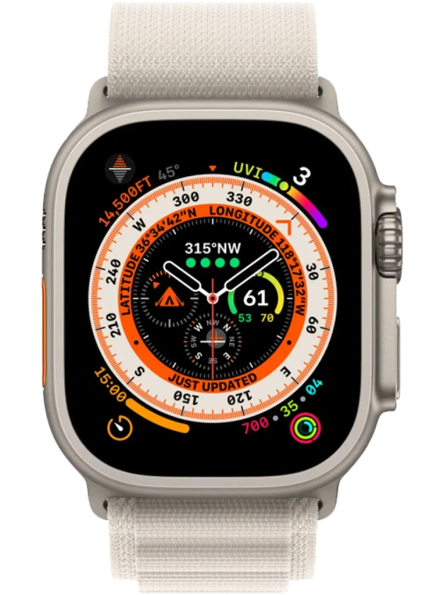 Apple Watch Ultra 130-160 мм Ткань Сияющая звезда