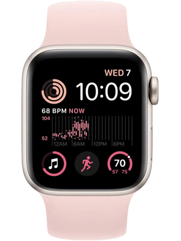 Apple Watch SE 2 40 мм (Сияющая звезда/Розовый мел)