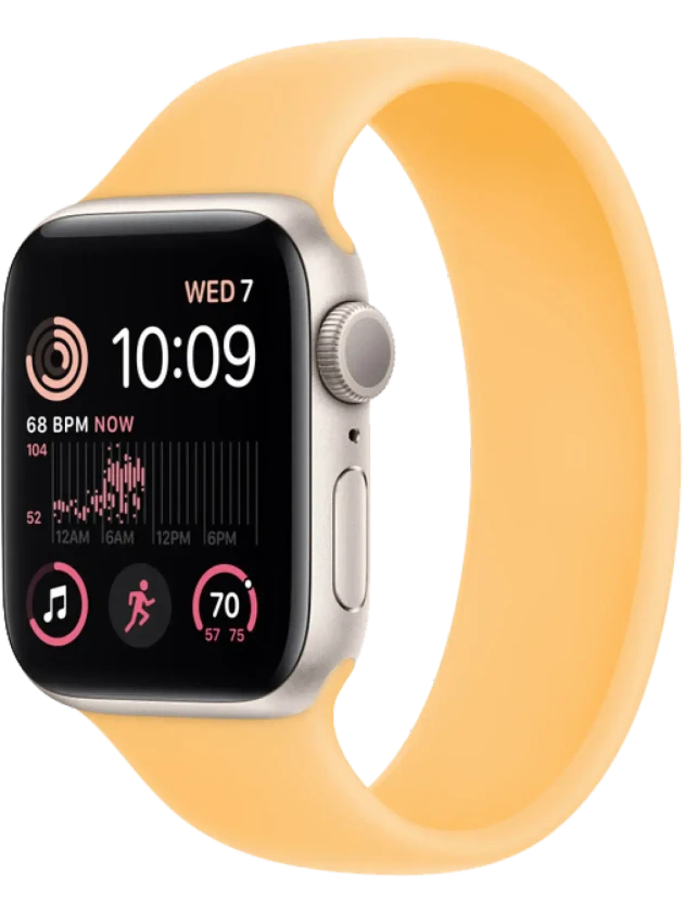 Apple Watch SE 2 LTE 44 мм (Сияющая звезда/Солнечное сияние)