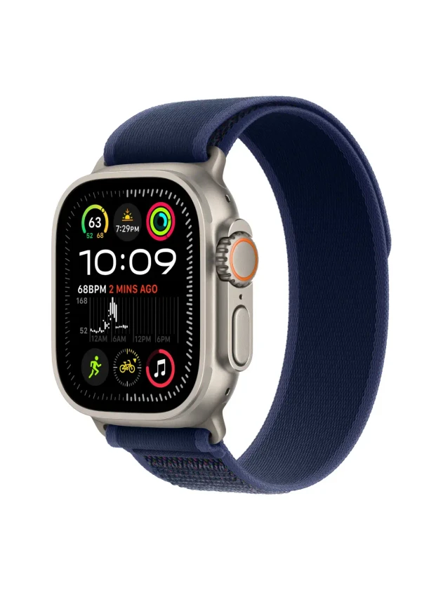 Watch Ultra 2, 49 mm, Natural, Trail Loop, Blue - S/M MRG73