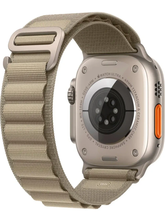 Watch Ultra 2, 49mm Alpine Loop Оливковый - M MREY3