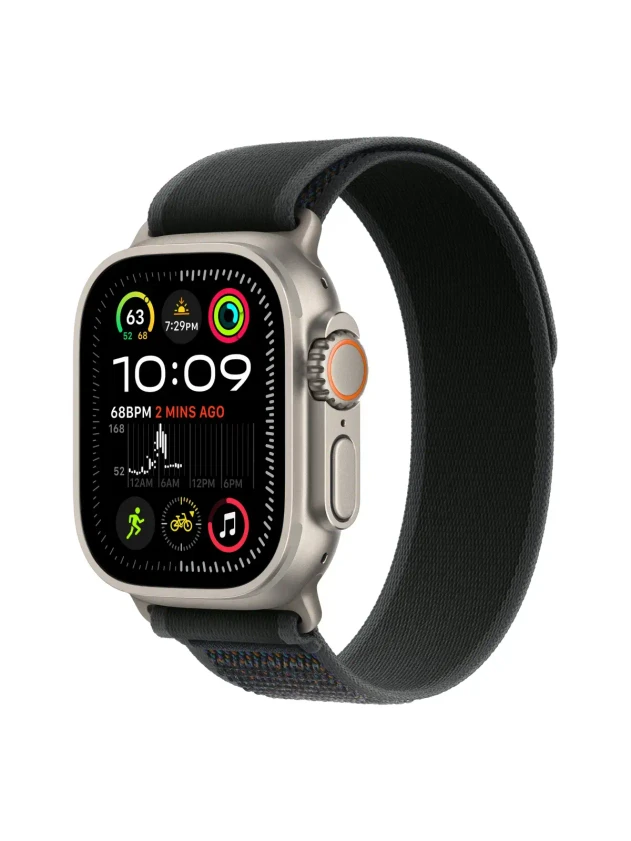 Watch Ultra 2, 49 mm, Natural, Trail Loop, Black - M/L MRG63