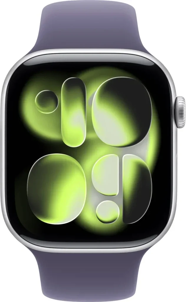 Apple Watch Series 11 46 mm Silver Aluminium Purple Fog Sport Band