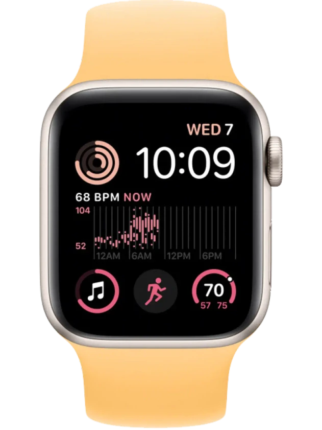 Apple Watch SE 2 LTE 44 мм (Сияющая звезда/Солнечное сияние)