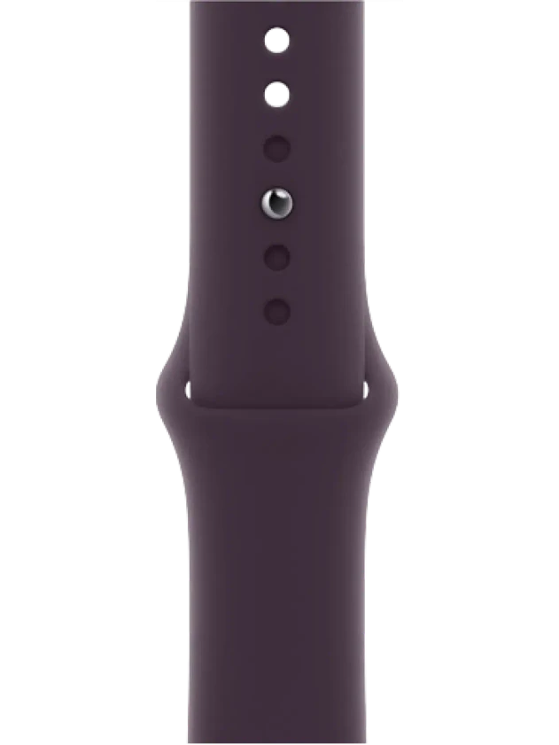 Apple Watch 8 45 мм Алюминий, Силикон, Тёмная ночь, Бузина