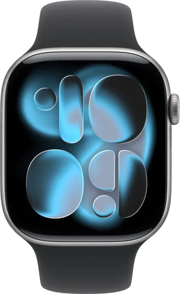 Apple Watch Series 11 42 mm Space Grey Aluminium Black Sport Band