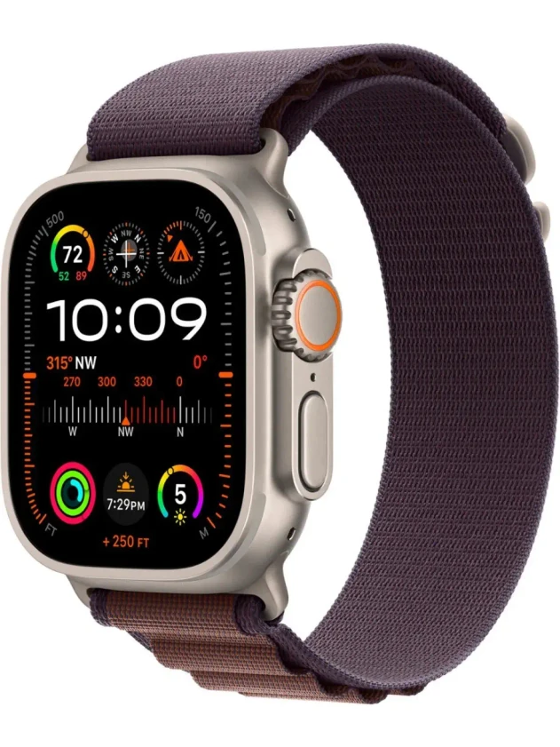 Watch Ultra 2, 49mm Alpine Loop Индиго - S MRER3