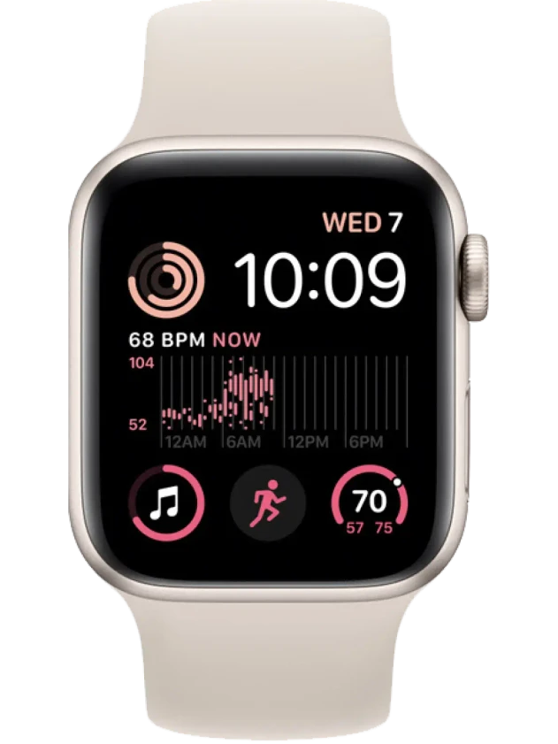 Apple Watch SE 2 40 мм (Сияющая звезда/Сияющая звезда)