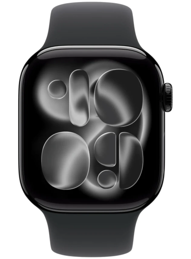 Apple Watch Series 11 46 mm Jet Black Aluminum Black Sport Band
