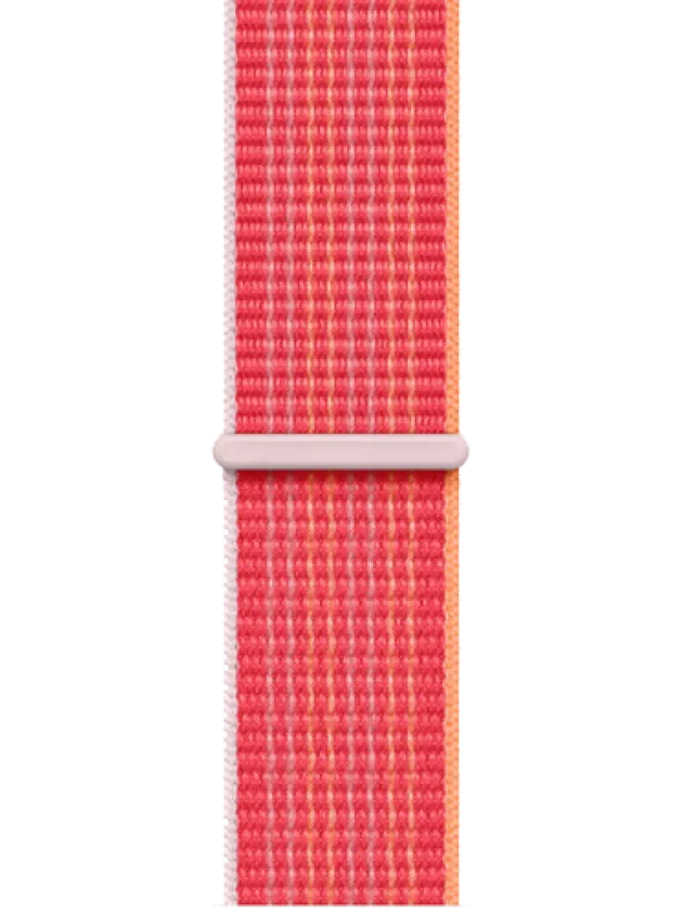 Apple Watch 8 45 мм Алюминий, Нейлон, Сияющая звезда, Красный