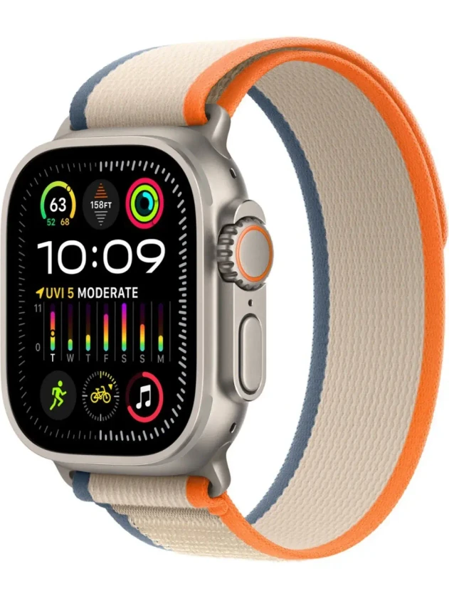 Watch Ultra 2, 49mm Trail Loop Бежево-оранжевый - S/M MRF13