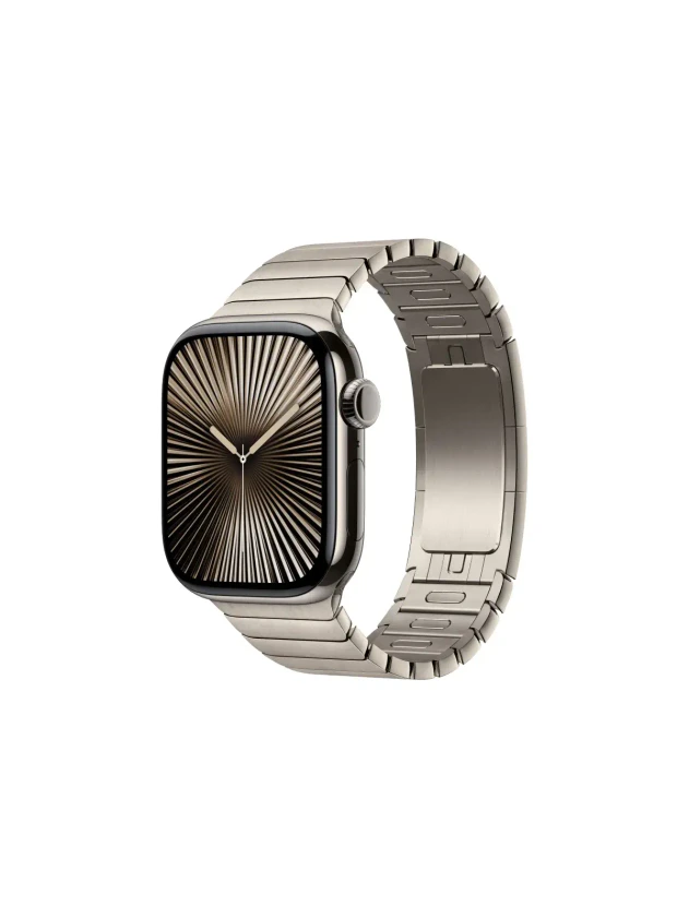 Apple Watch 10, 46 mm, Titanium Natural Link Bracelet Natural