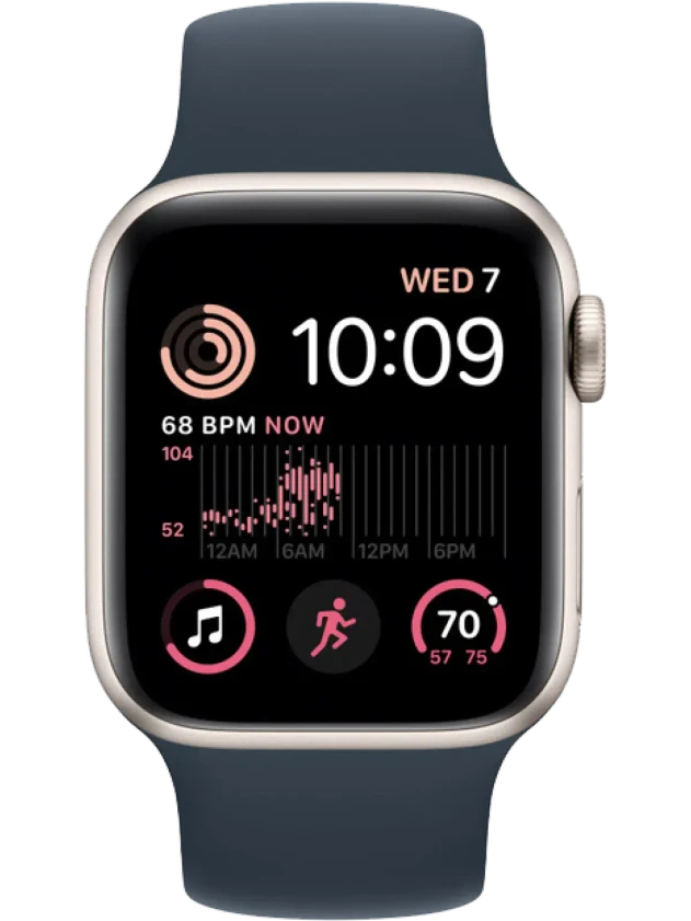 Apple Watch SE 2 LTE 40 мм (Сияющая звезда/Синий шторм)