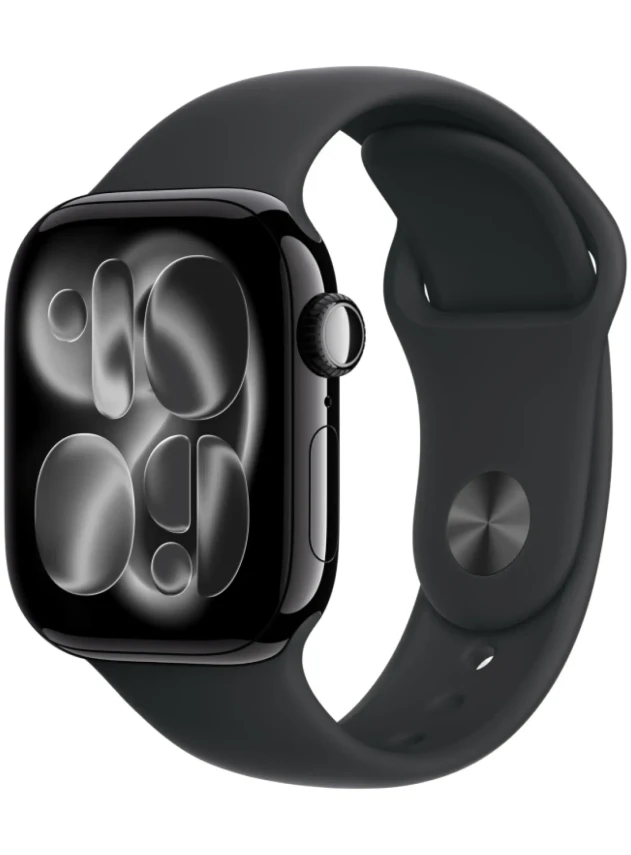 Apple Watch Series 11 46 mm Jet Black Aluminum Black Sport Band
